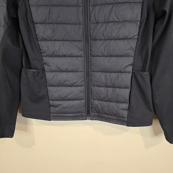 Women's Brooks Black "Shield Hybrid Jacket" Running Jacket | Size Medium - Picture 4 of 11
